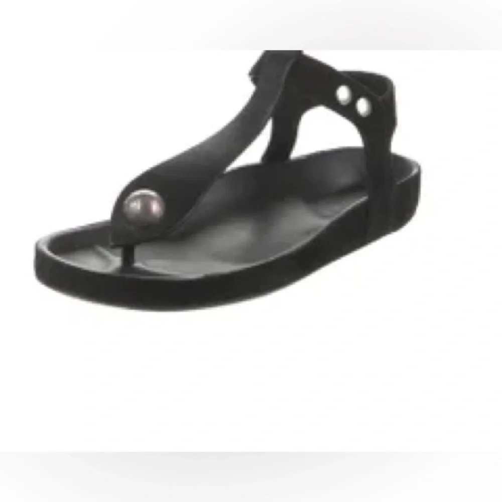 Leather Studded Accents Sandals - Picture 3 of 6